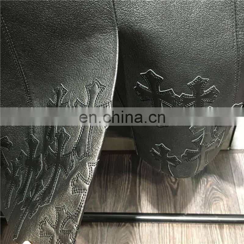 Wholesale New Product Sheep Skin Leather Coats Fashion Genuine Long Leather Coat