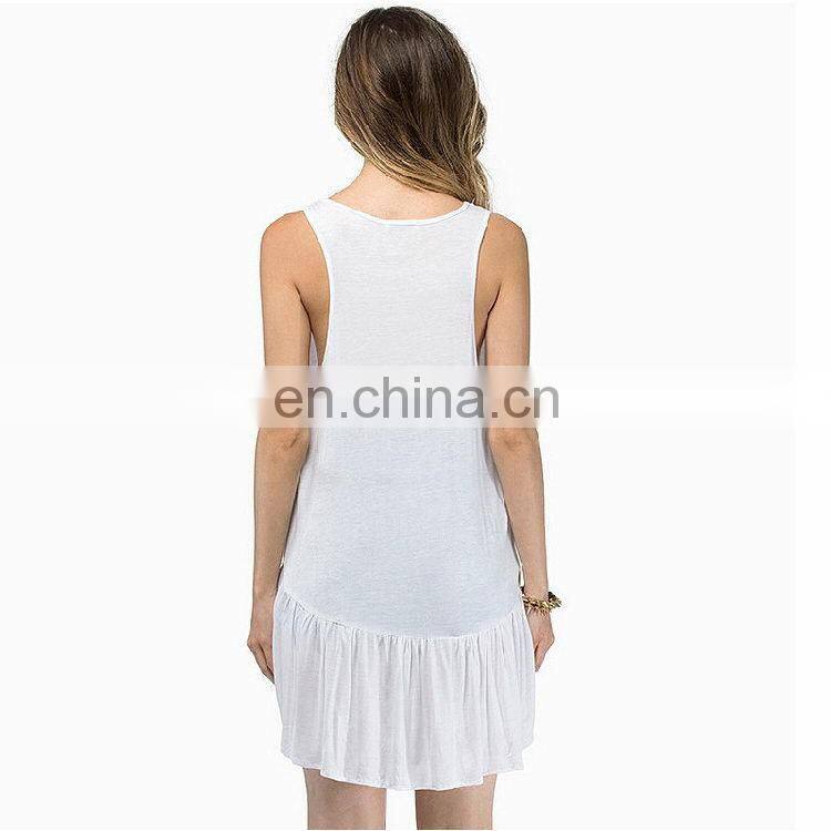 Special hot sell womens stringer tank top with buttons