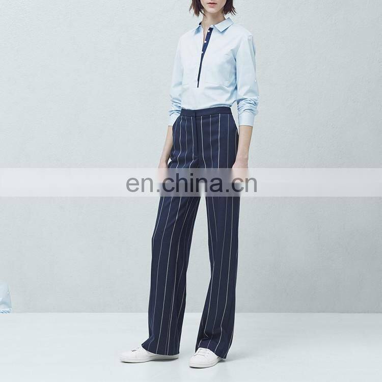 Women's clothing manufacturer latest design ladies office formal wear shirts