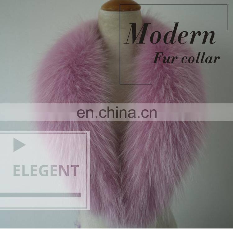 Factory Price Wholesale Fur Scarf Real Raccoon Collar