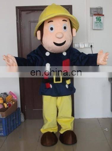 Lovely firemen mascot costume,used mascot costumes for sale
