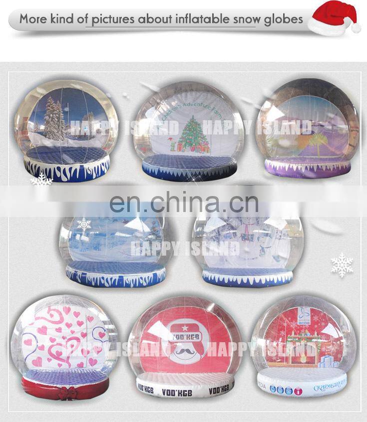 HI giant inflatable snow globe,halloween snow globe,inflatable snow globe tent