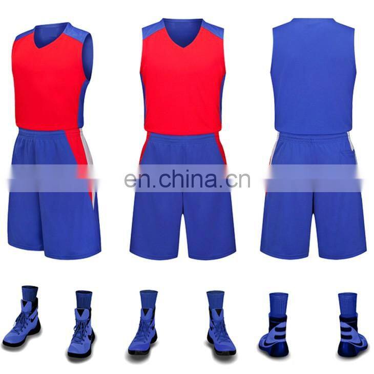 Yellow color mix black school men basketball jersey