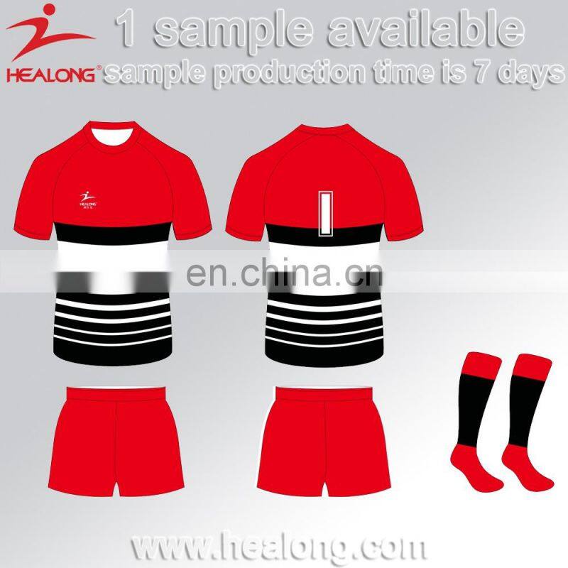 Healong Custom Sublimated Rugby Jersey Set