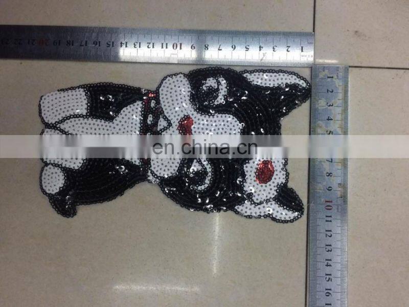 2016 cheap embroidery sequins cute hot fix motifs,fashion patches,embroidered patch