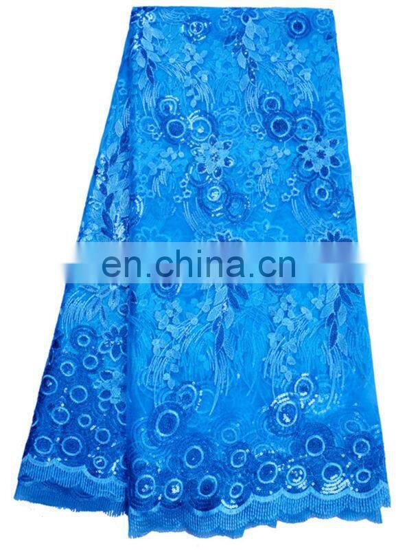 Hot selling turkey blue latest style african dry lace