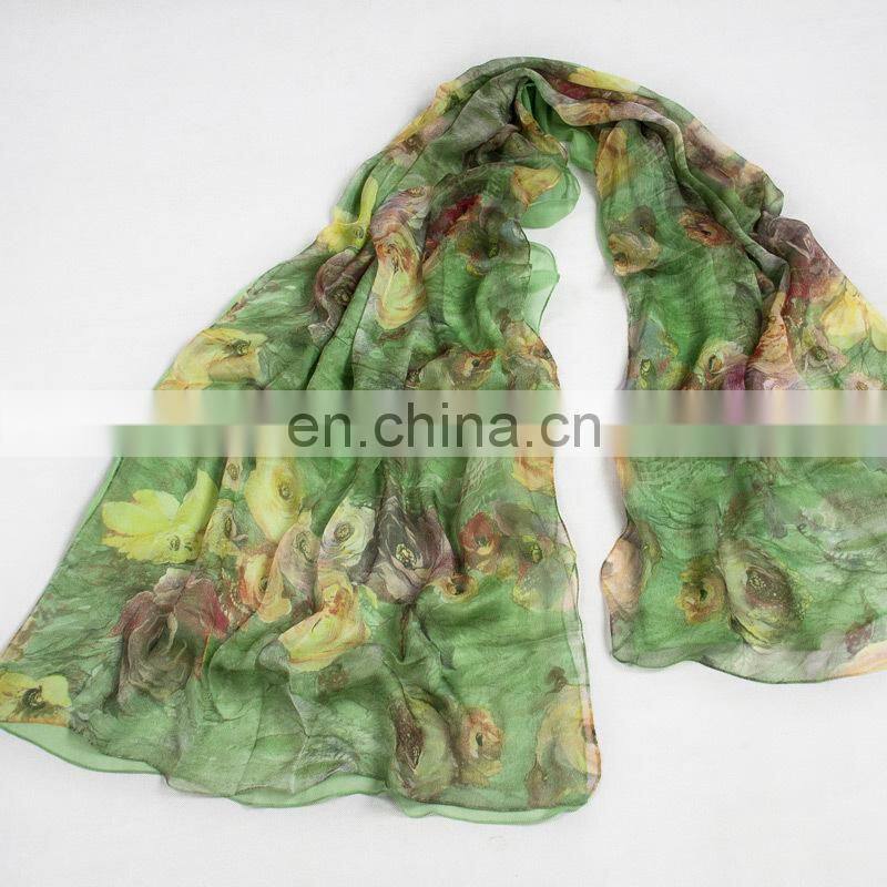 2015Elegant and fashionable women's scarf shawl autumn green