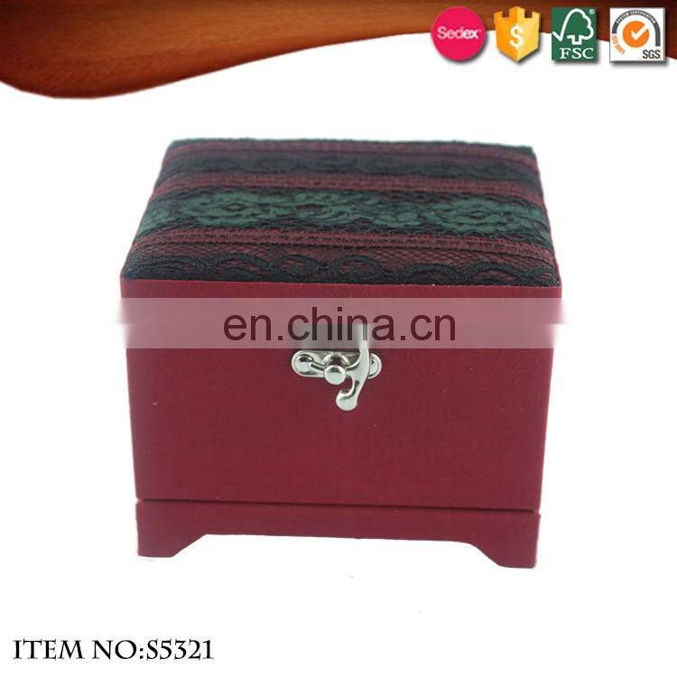 Fabric Rectangle Popular Ballerina Dancer Jewelry Music Box