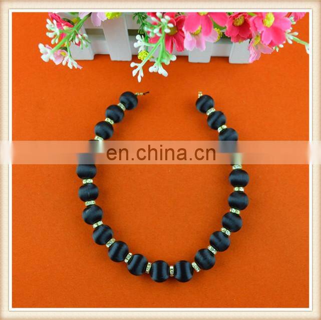 2016 Latest ball chain necklace design/bead necklace/women necklace/fake collar design necklace/decorative costume necklace