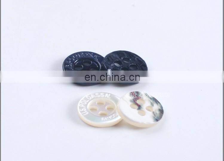 Quality Engraved Logo Shirt Trocas Button BN80062