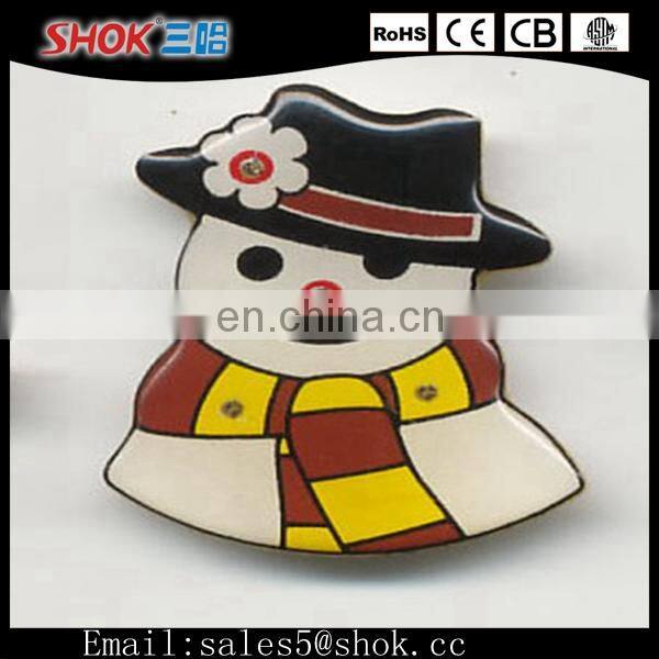 China Manufacturer Novelty Custom Flashing LED Badge/LED Message Badge/LED Button Badge For Christmas Decoration