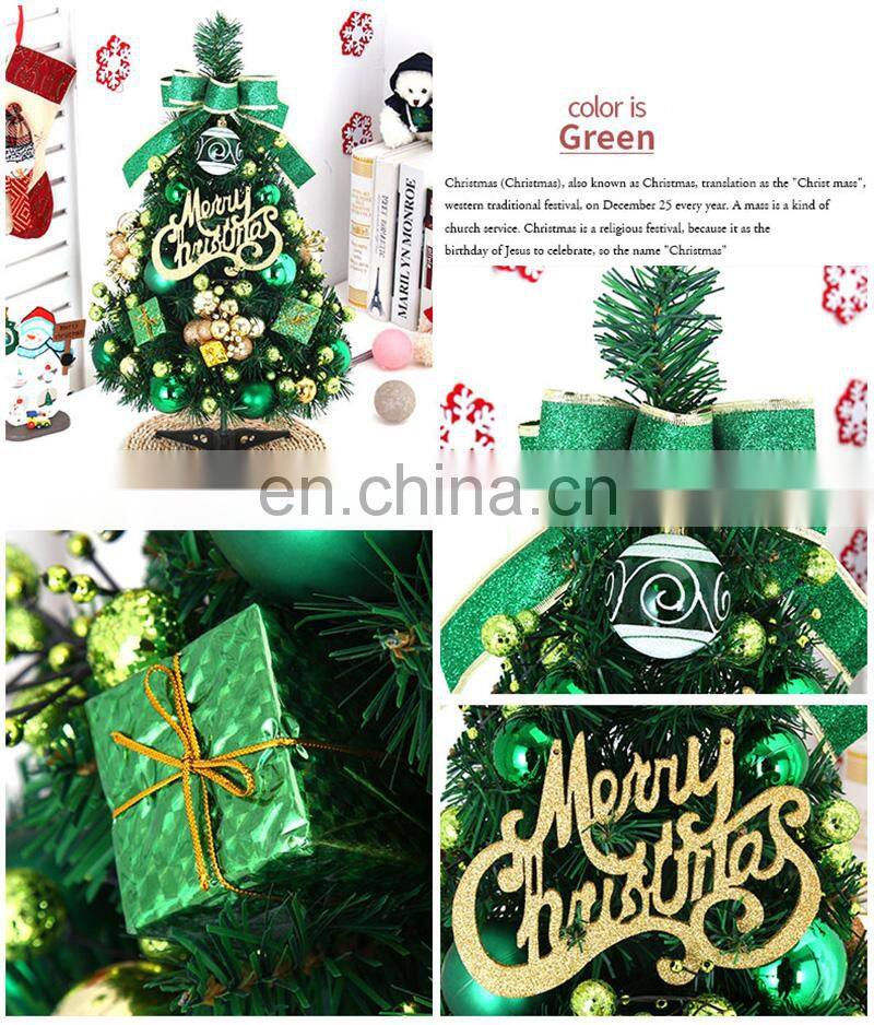 Cheap Small Decorated Table Top Christmas Tree for Shop Window Desktop Car Decoration XMAS Gift