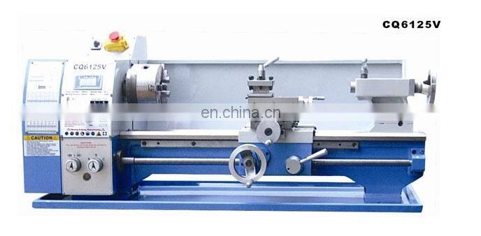 CQ6125 mini small hobby lathe machine price with CE