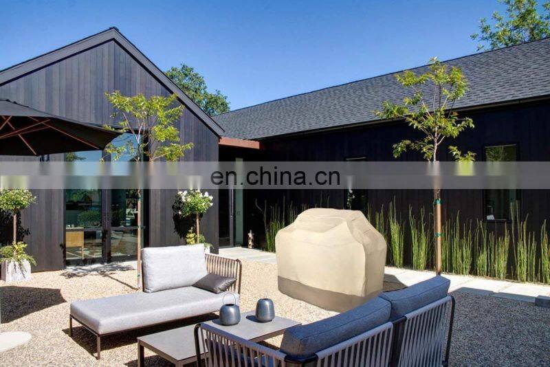 PU coated waterproof 420D polyester BBQ cover