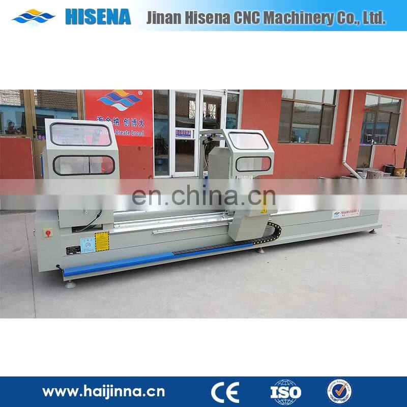 Used making window frame and corner joint Double head Mitre Saw LJZ1A--450*3700 compound mitre saw