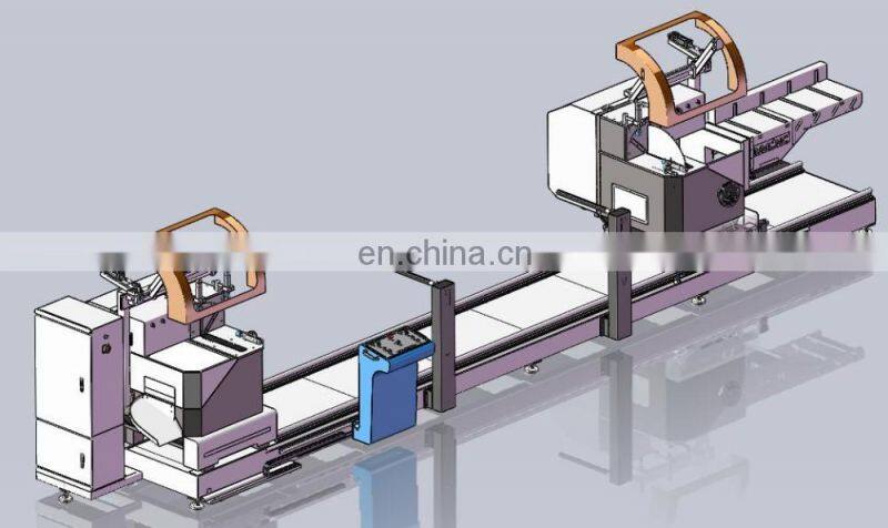 600mm saw blade double head miter saw for aluminum profile