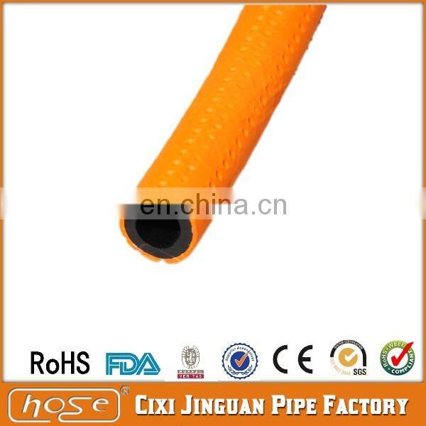 Gas Connection Hoses, PVC-P flexible metal gas connection hose gas hose with clamp