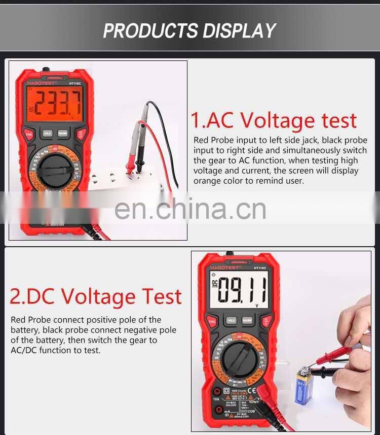 Analog multimeter LCD Size Pocket Multimeter Digital Clamp Multimeter