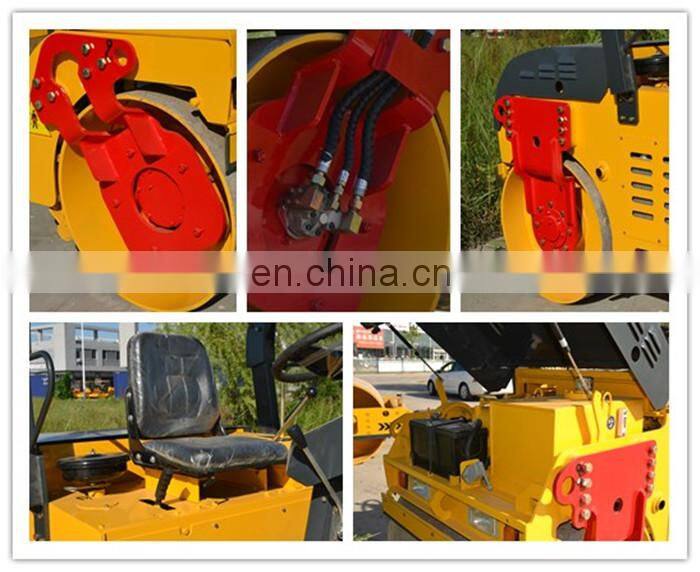 Hot sale double drum roller 3 ton vibratory road roller
