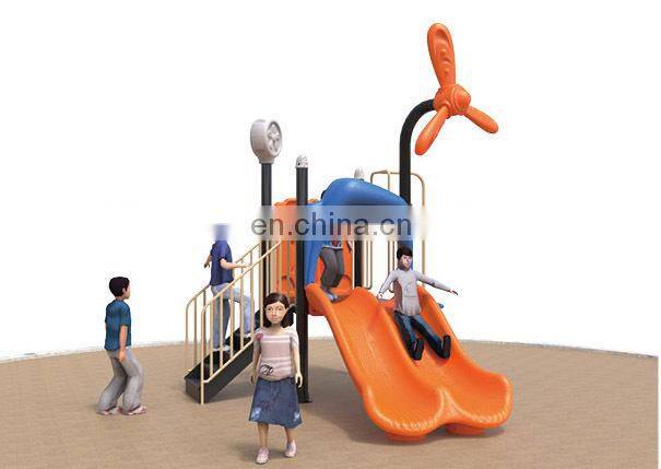 Kids outdoor playground plastic slide funny playground slide combination