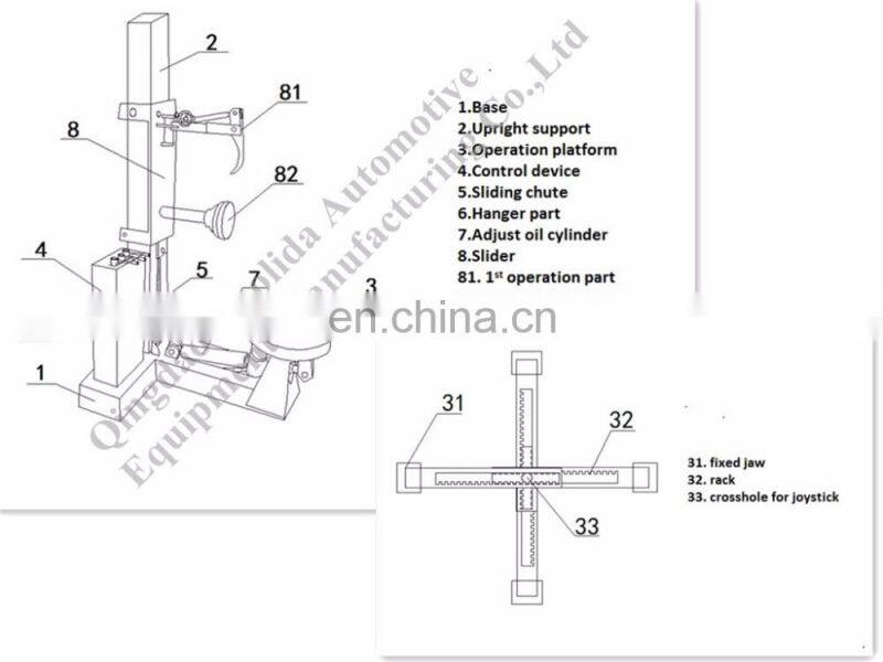 Factory Supply Bus Tire Changer