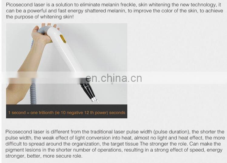 Niansheng factory pico laser machine pico laser tattoo removal machine pico