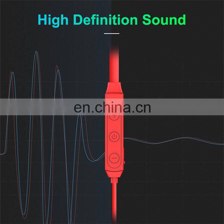 Sports Cheap Wireless Headphones High Quality Metal Neckband Earphone