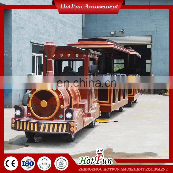 18 seats trackless train amusement ridse equipment children's electric train for sale