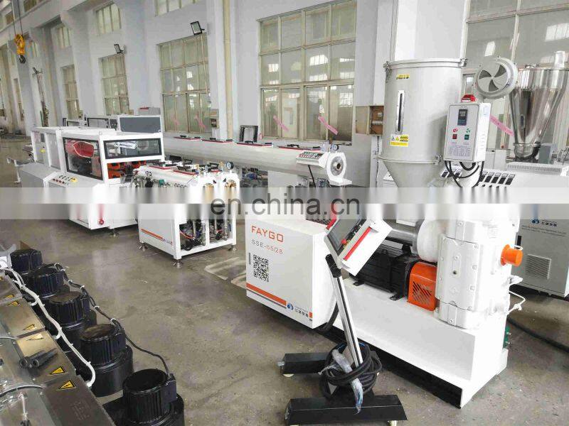 PVC transparent electric conduit pipe making machine production line