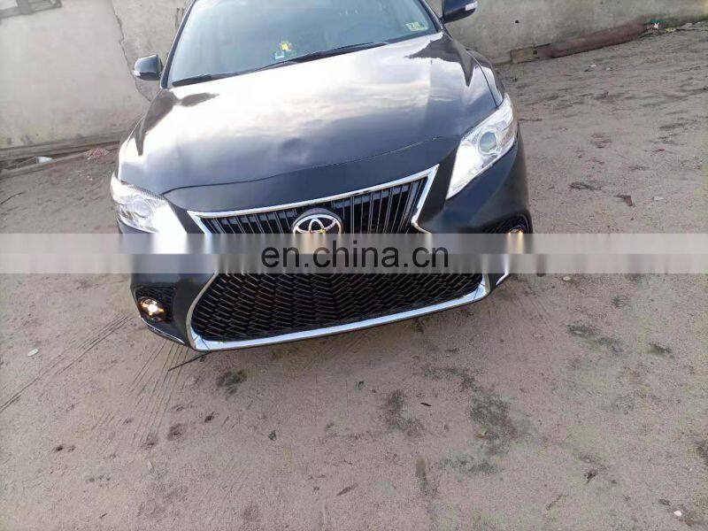 PP Plastic Body Kits Front  Bumper for Toyota Camry 2007-2011 facelift Modify Upgrade to Lexus Face