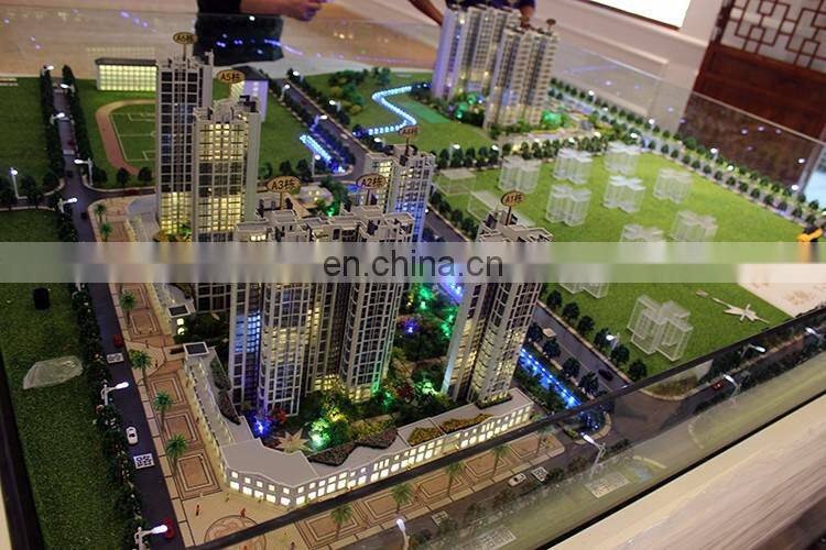 Guangzhou model making, luxury residential house modeling in architecture