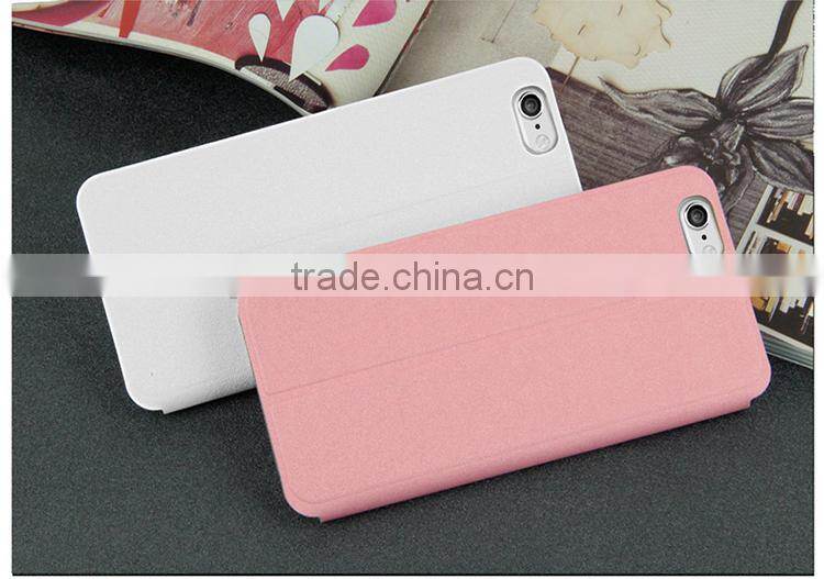 Flip Leather Case Cover for Apple I phone 6 Plus, i6 plus, 5.5 Inch Screen Smartphone