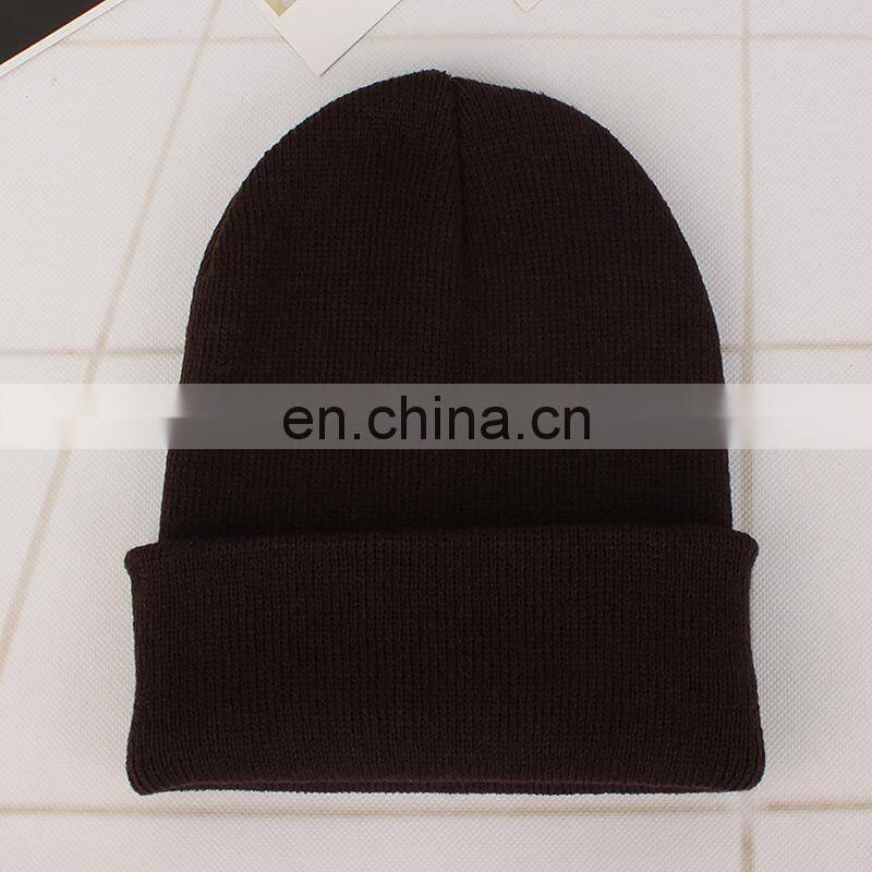 Fluorescent hat  acrylic wool hat men and women couples autumn and winter knitted can be customize