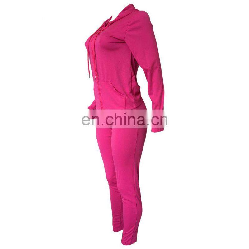 custom brand Women Jogger 2 Piece Pants Set Sweatsuit For Women 2021 Jogging Suit Tracksuit top+pants zipper coat