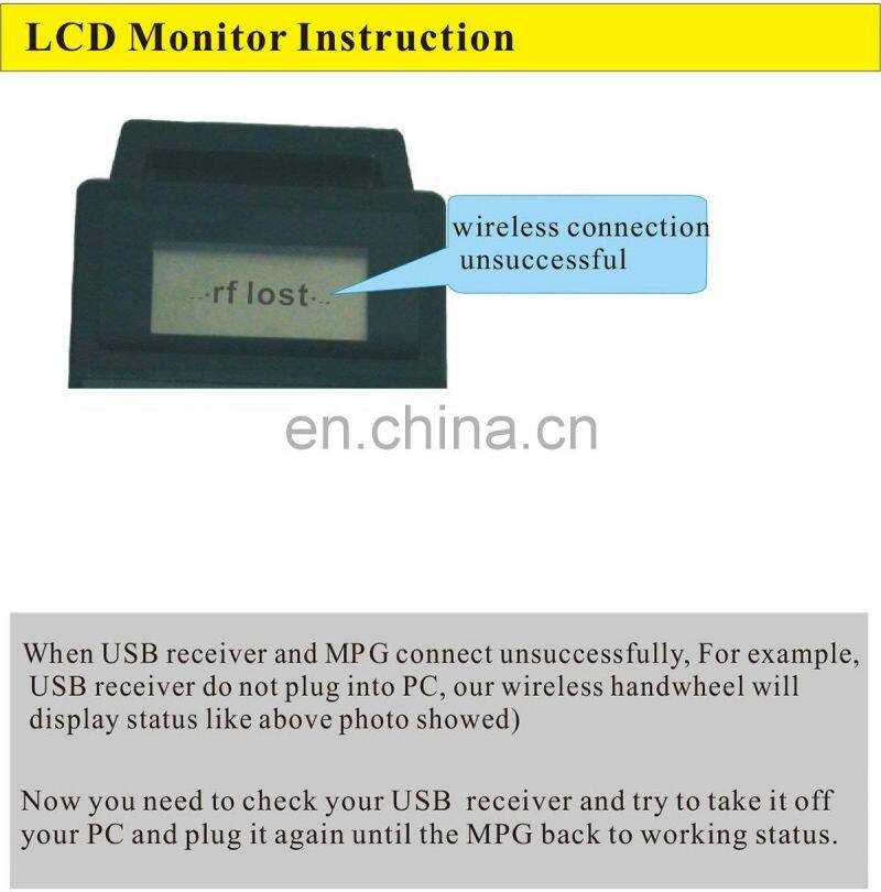WHB04B-6 6 Axis XHC Usb Wireless Mach3 Remote MPG Pendent CNC pendant USB Handwheel