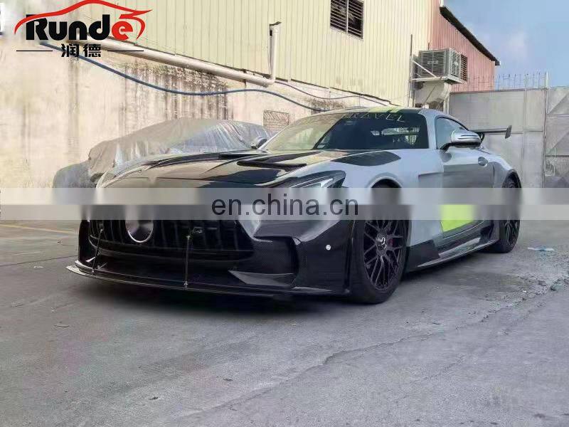 Runde Black Series For Mercedes-Benz Amg GT GTS GTR Upgrade BS Style FRP+Carbon Body Kit Front Rear Bumper Spoiler Fender Hood