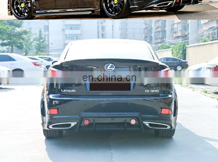 Runde Car Modification Resin Material Old Lexus Upgrade IS300 Body Kit For 2006-2012 Lexus IS250 Aimgain Style Rear Bumper