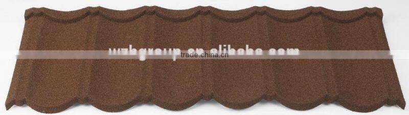 stone coated metal roof tile for villa house