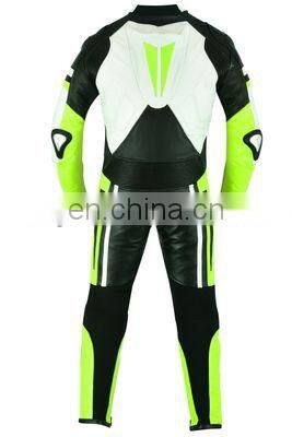 Wholesale Custom Men Motorbike suit Made of Genuine Leather Motorbike suit