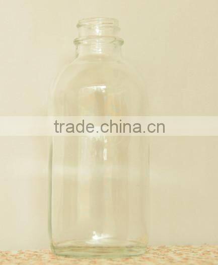 15ml 30ml 60ml 120ml clear glass boston round glass bottle wholesale