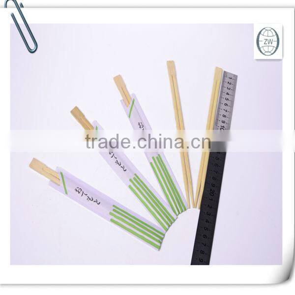 23cm paper sleeve twins disposable bamboo chopsticks