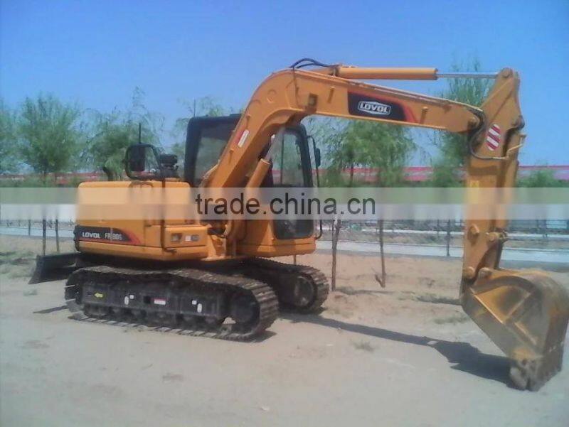 Used 8 ton excavator LOVOL 80G excavator for sale