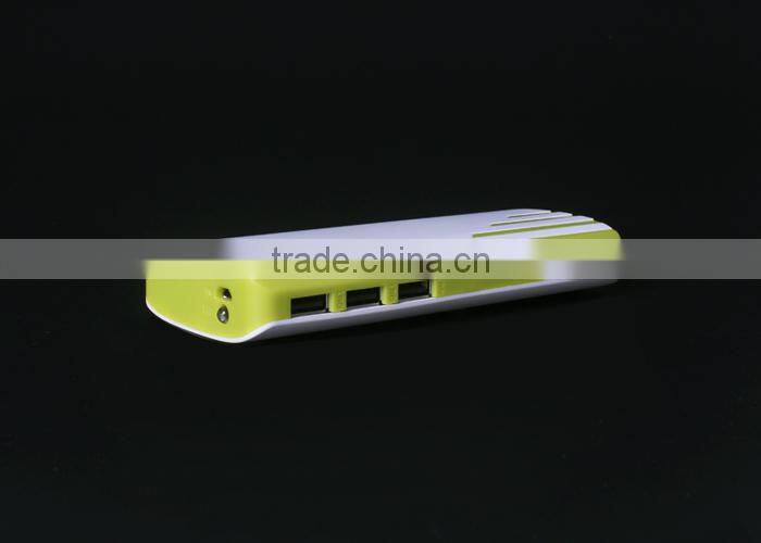 brilliant quality power bank Unqiue item18650 li-ion cell portable power bank with three outputs