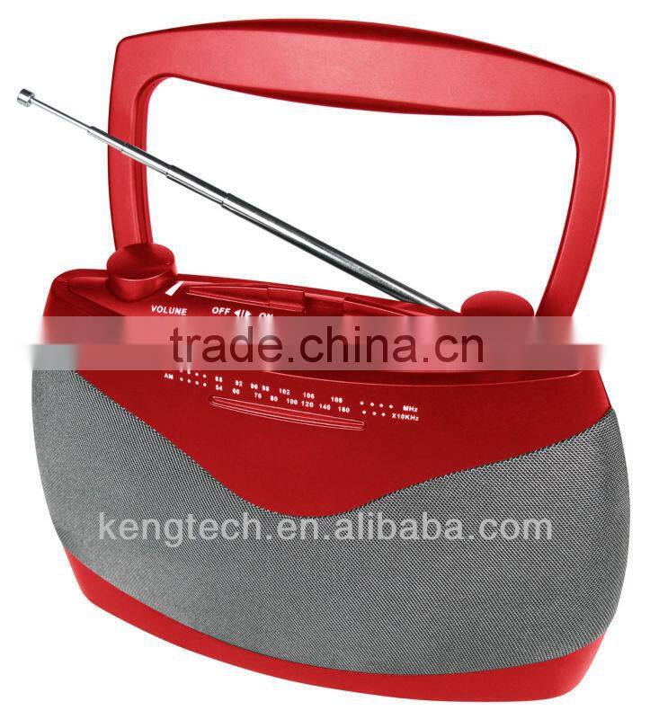 Top Selling Cute Handbag Shape AM FM Analogue Portable Radio