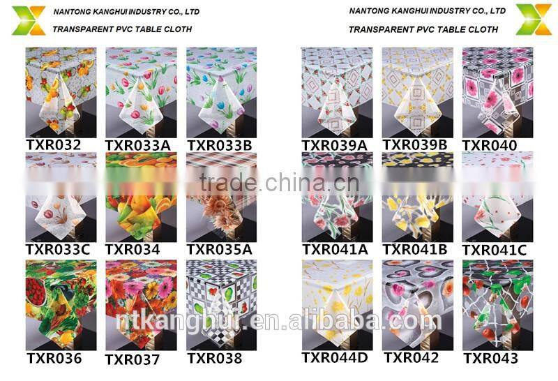 Flower lamination PVC table cloth