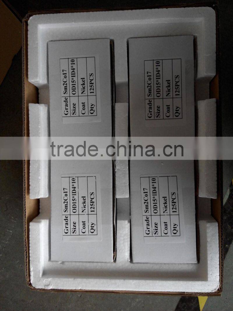 Strong Permanent SmCo Magnet Rod Disk Magnet D15x4x10