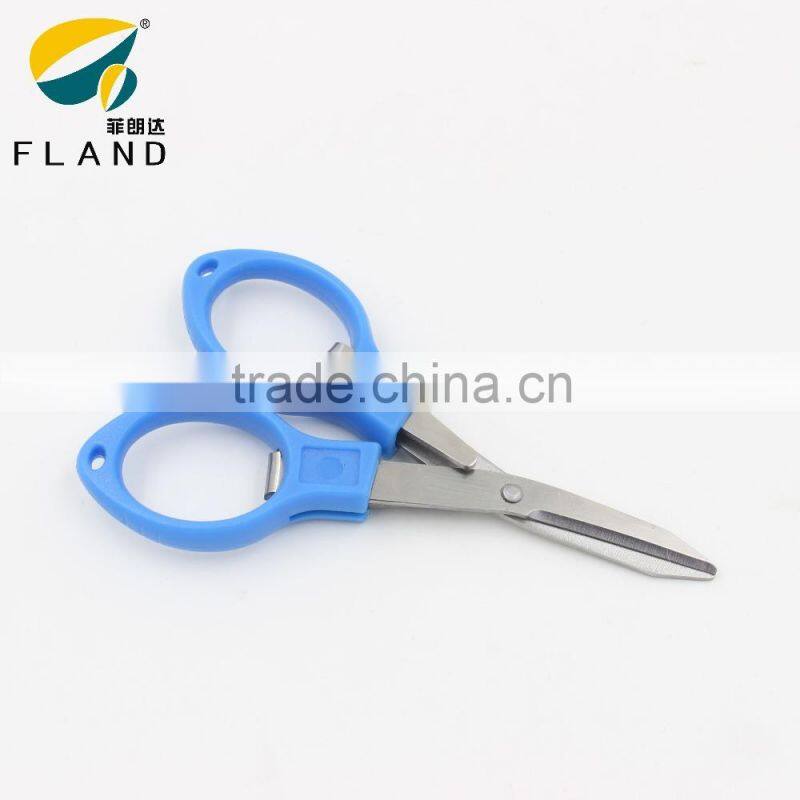 easy-carry folding mini fish hook removal fishing plier scissors/fishing tackle samples