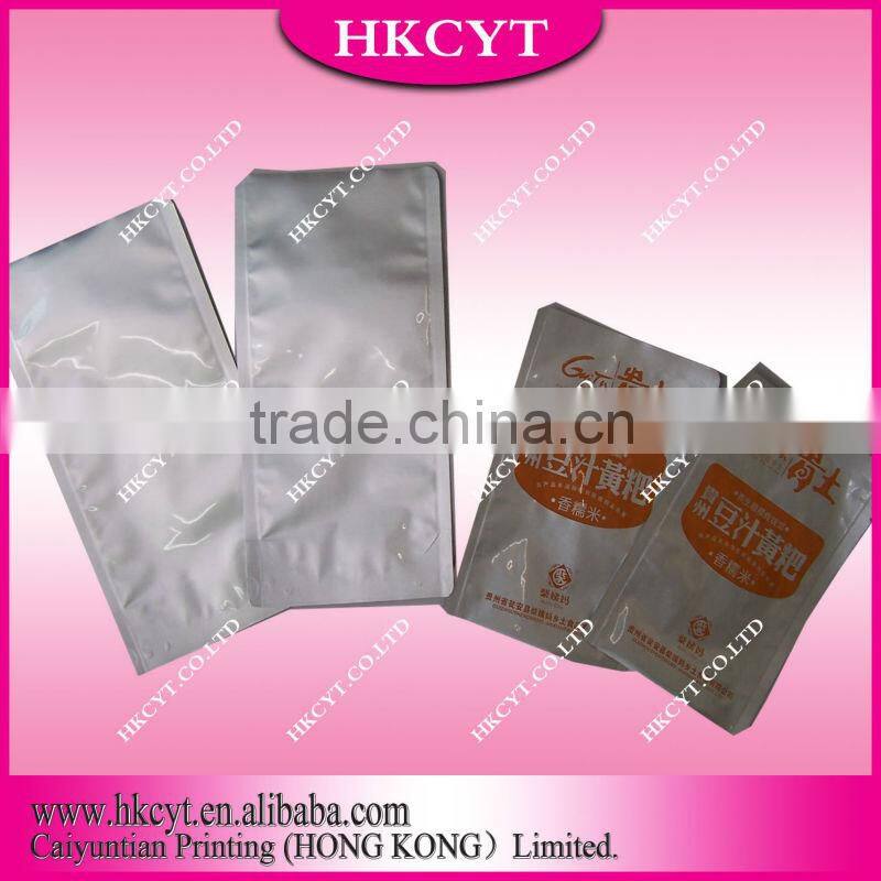 Custom vacuum bag for cooked food