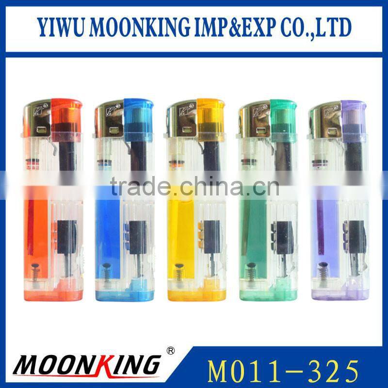 cheap electron cigarette lighter butane gas refill flame lighter with bottom torch