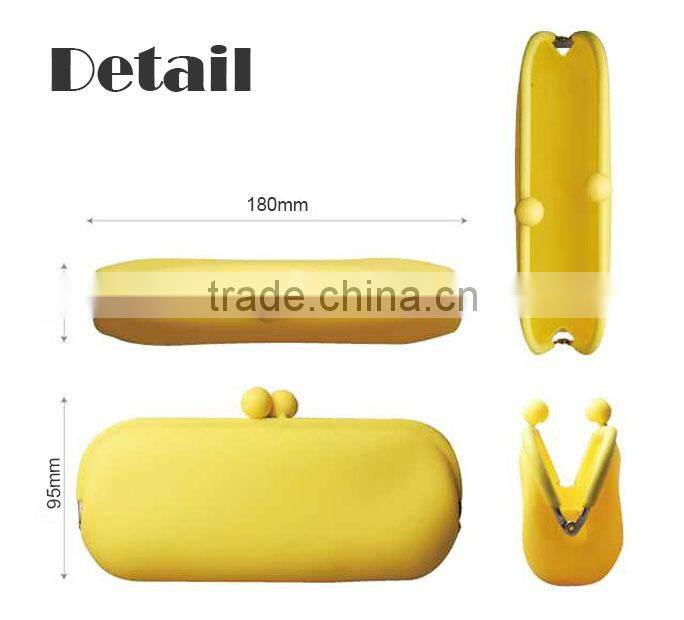 Custom Silicone rubber glasses case/foldable glasses case